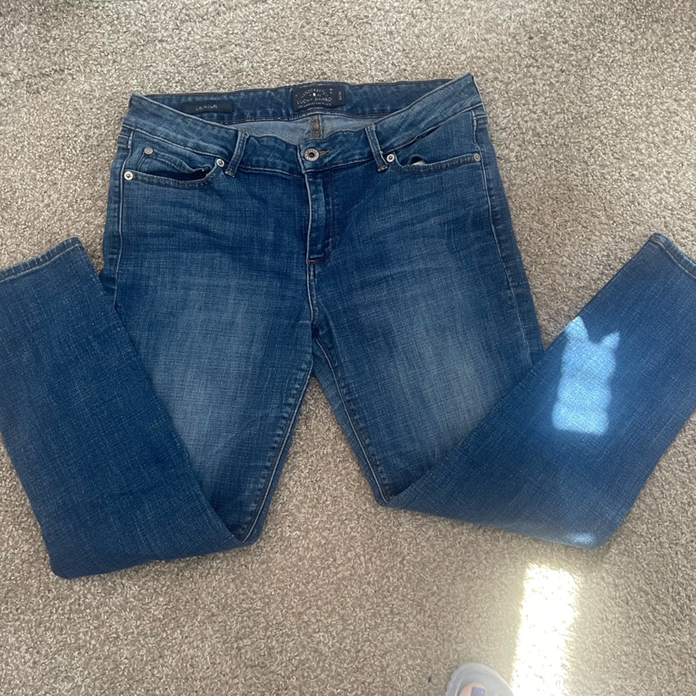 Lucky Brand Blue Ankle & Cropped Jeans